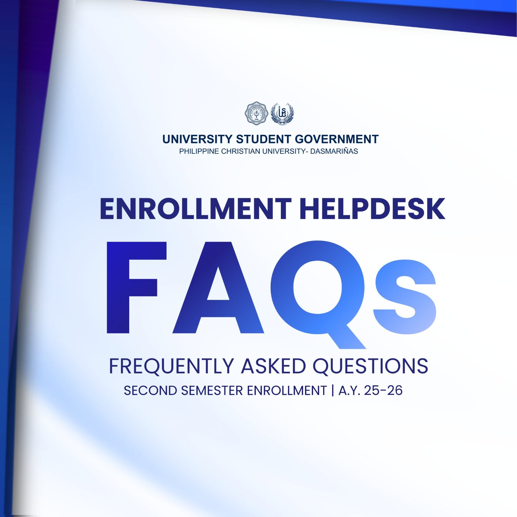 2nd Semester Enrollment FAQs